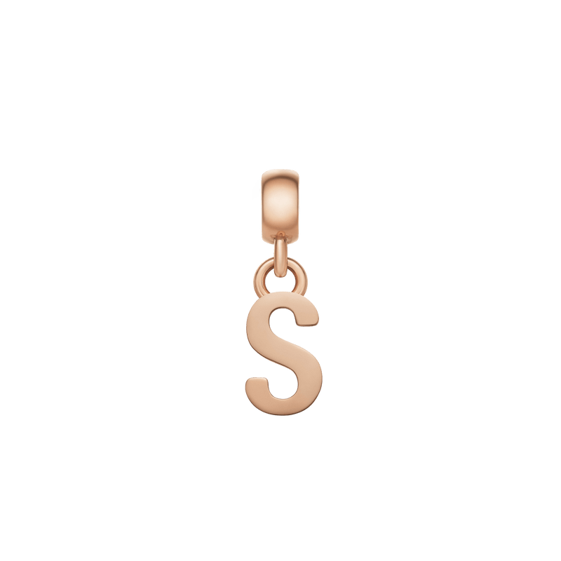 Daniel Wellington Letter Charm Rose Gold