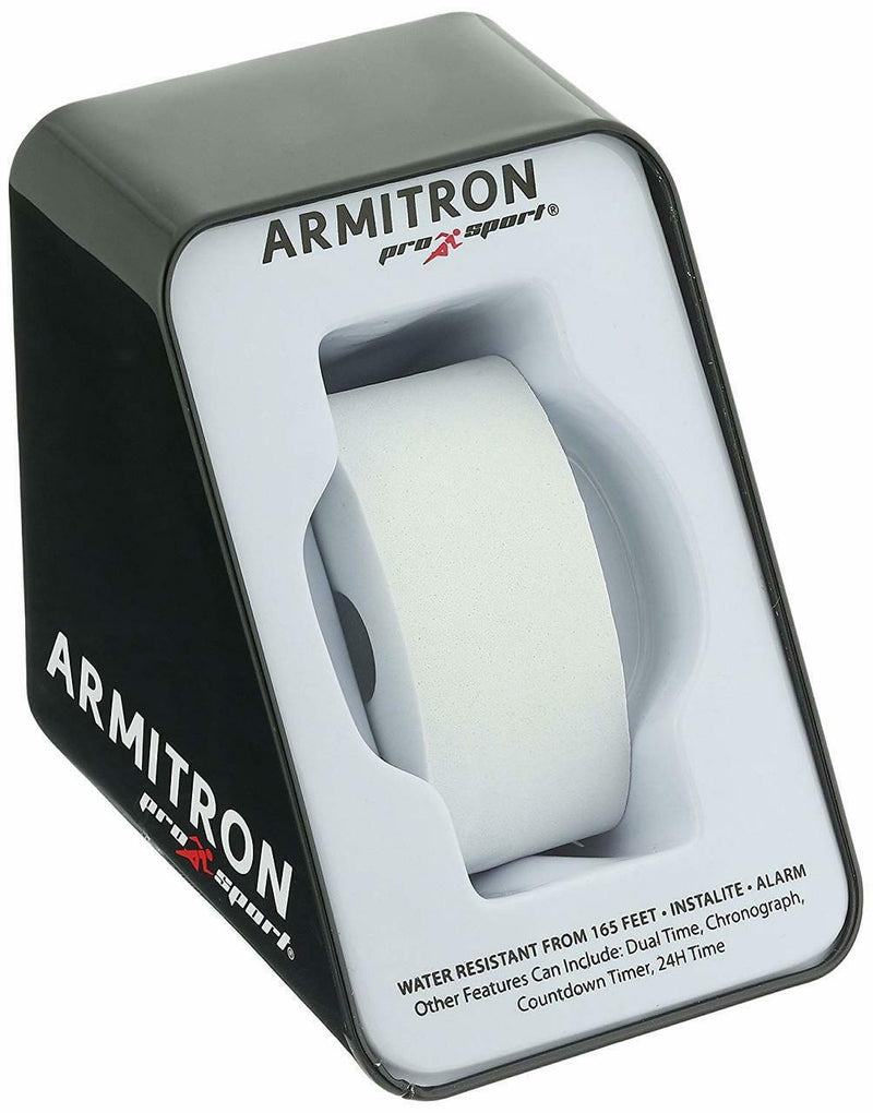 Armitron Sport 40/8254Org Digital Chronograph Resin Strap Mens Watch