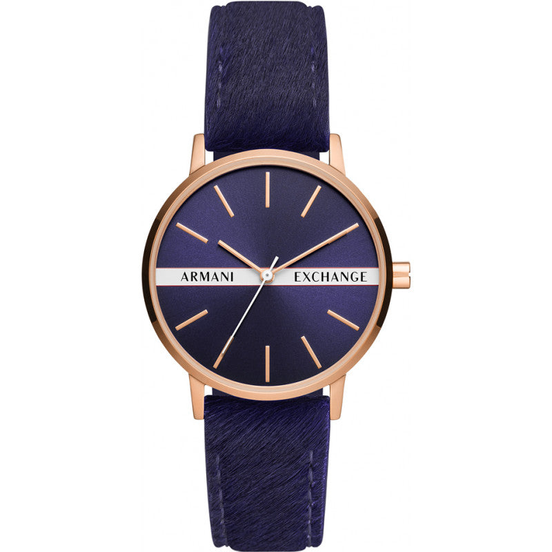 Armani Exchange Purple Dress Watch Quartz