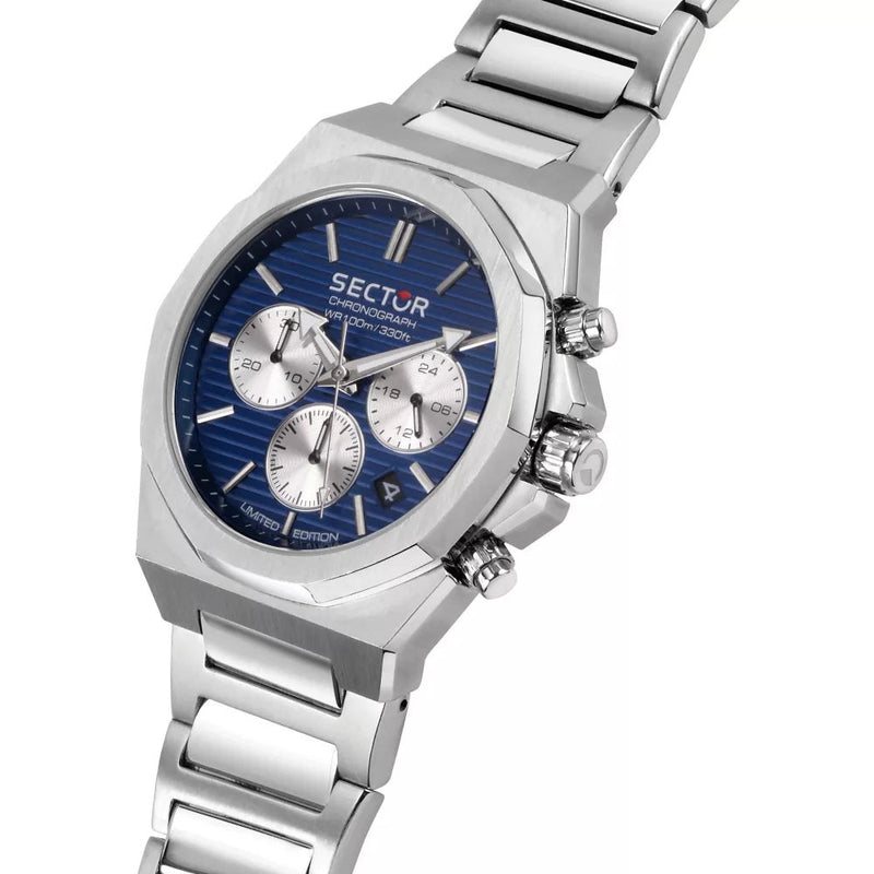 Sector 960 Blue Dial Silver Bracelet Chronograph R3273628003