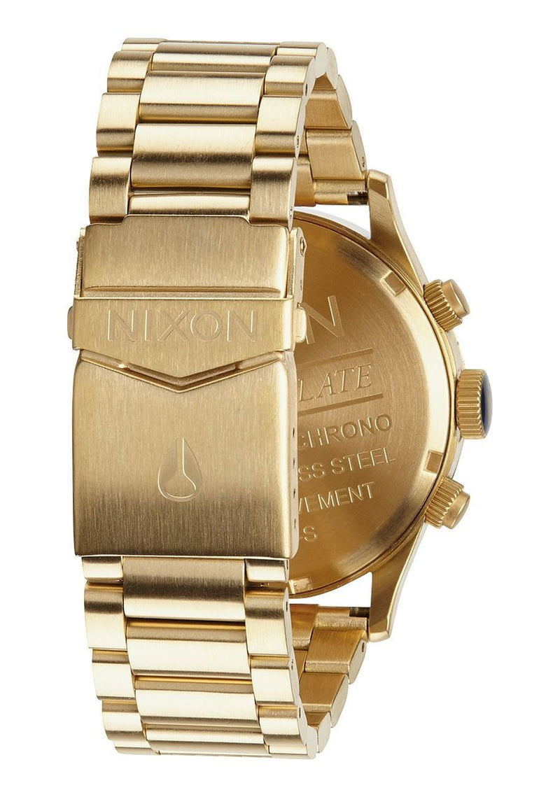 Nixon sentry chrono outlet gold