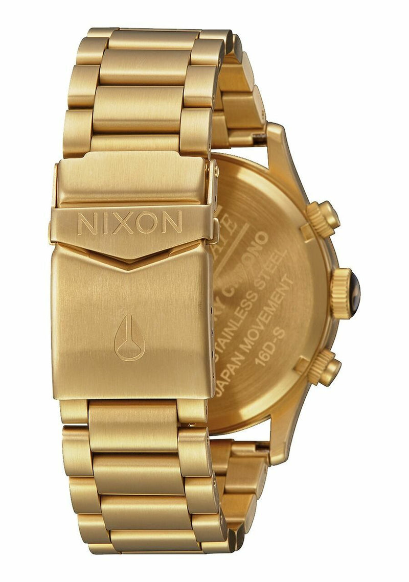 Nixon Sentry Chrono All Gold And Black Watch A386-510-00