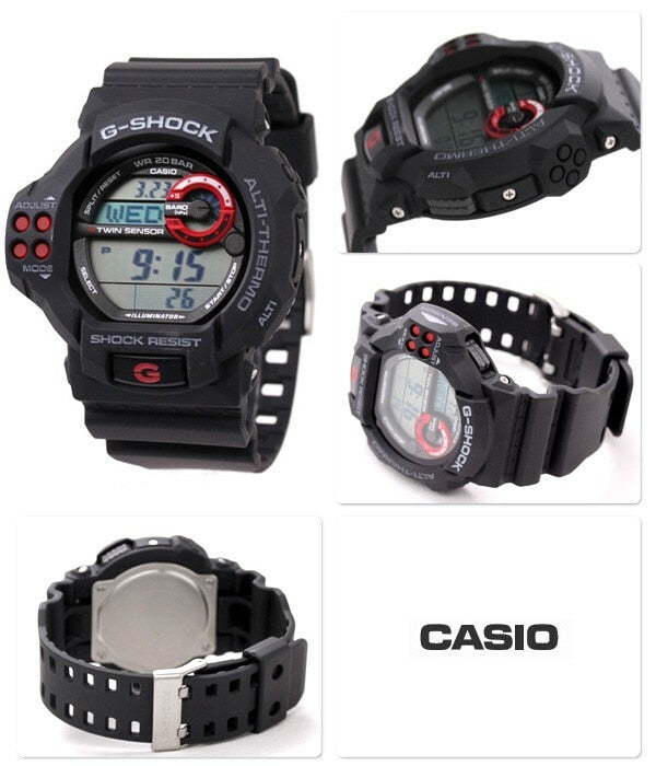 New Casio G-Shock Altimeter Barometer And Thermo Gdf100-1A - Mens Watch