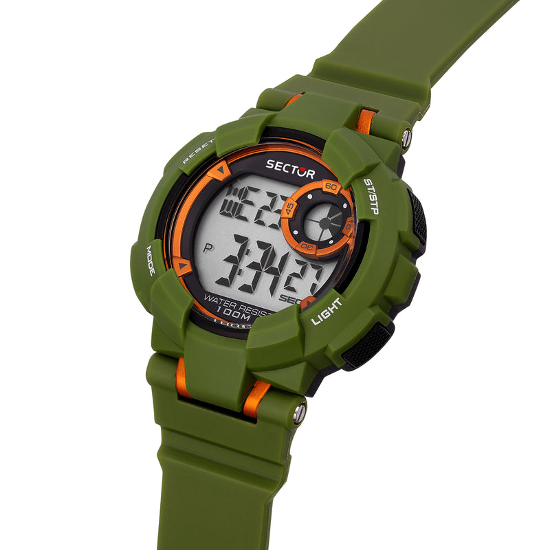 Sector EX-36 Army Green Digital Watch R3251283003