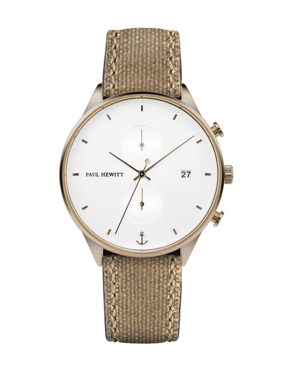 Paul Hewitt Chrono White Sand Bronze Desert Watch – Watch Direct