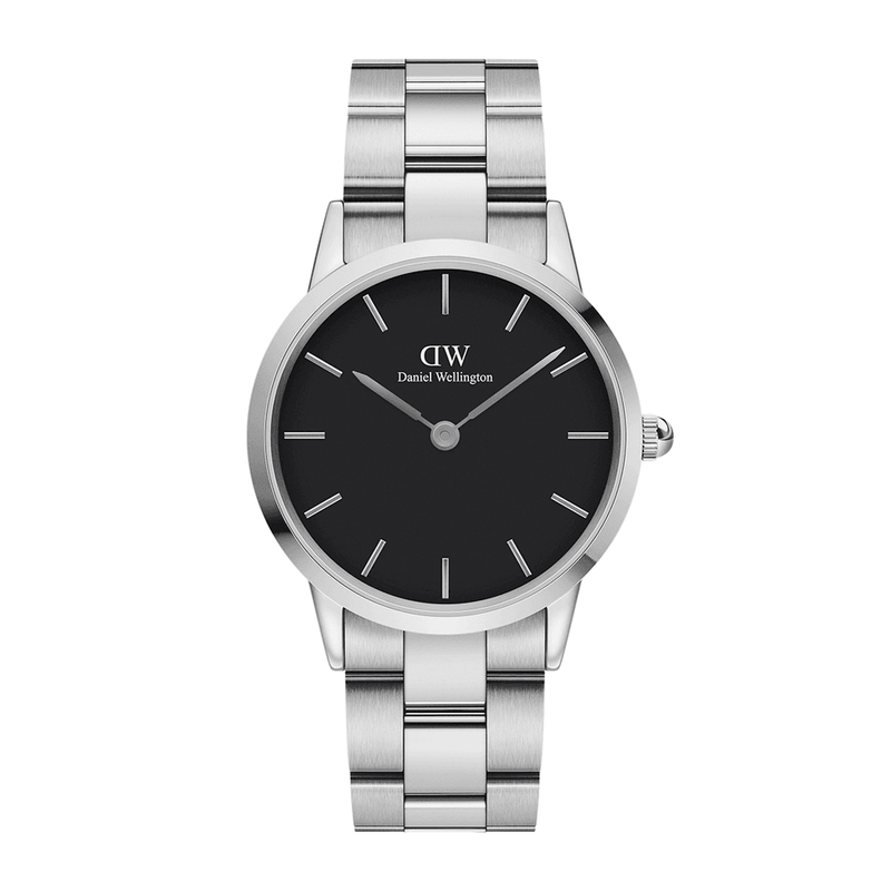 Daniel Wellington Iconic Link 36 S Black DW00100204 Watch Direct