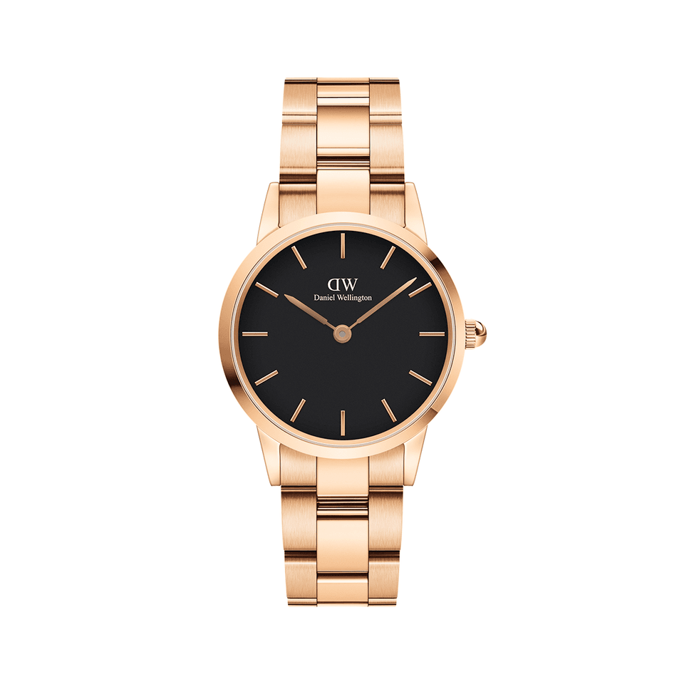 Daniel Wellington Iconic Link 28mm RG Black DW00100214
