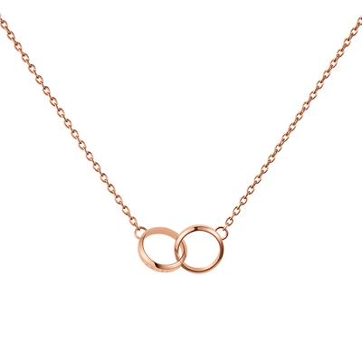 Elan Unity Rose Gold Necklace