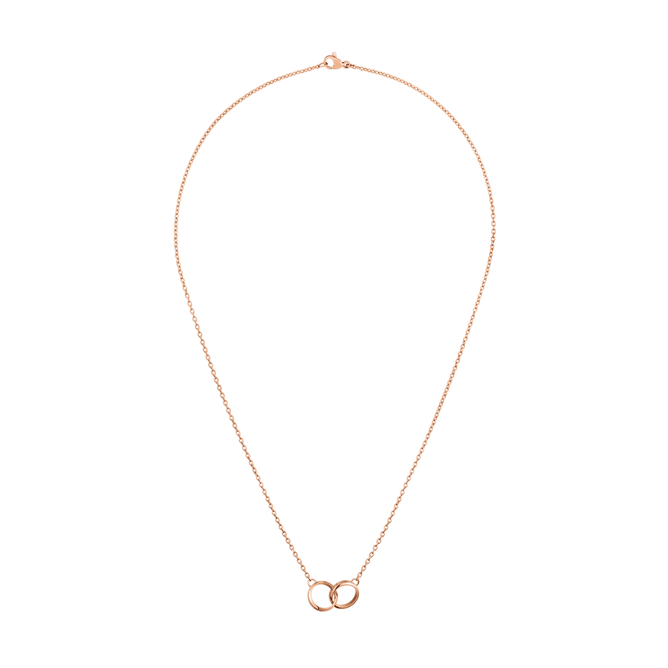 Elan Unity Rose Gold Necklace
