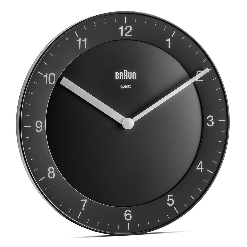 Braun Classic Analogue 20cm Wall Clock Black BC06B