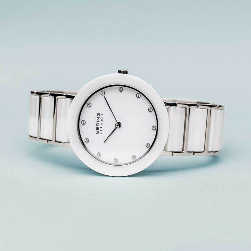 Bering white 2025 ceramic watch