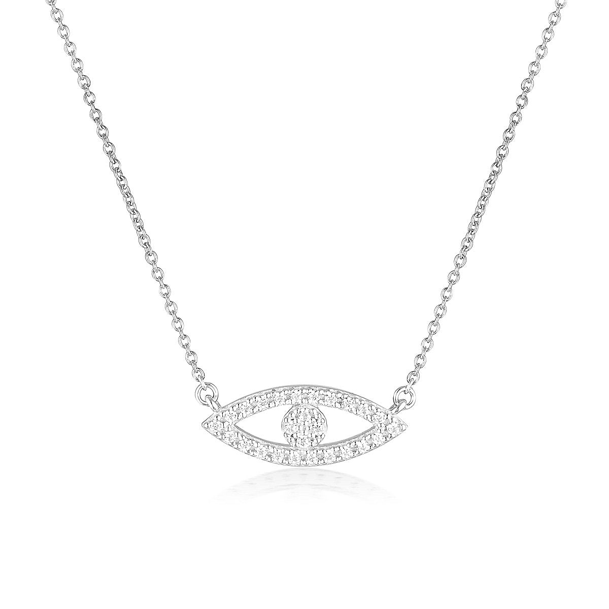 GEORGINI ROCK STAR EVIL EYE SILVER PENDANT