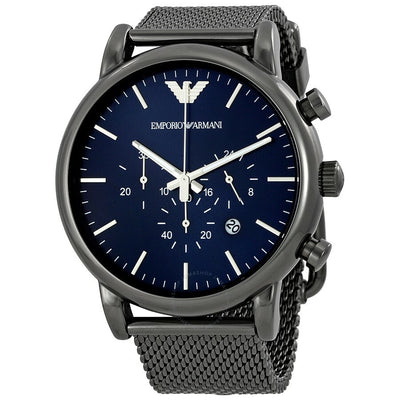 Emporio Armani Sport Chronograph Blue Dial Mens Watch SKU EAW4599 Watch Direct