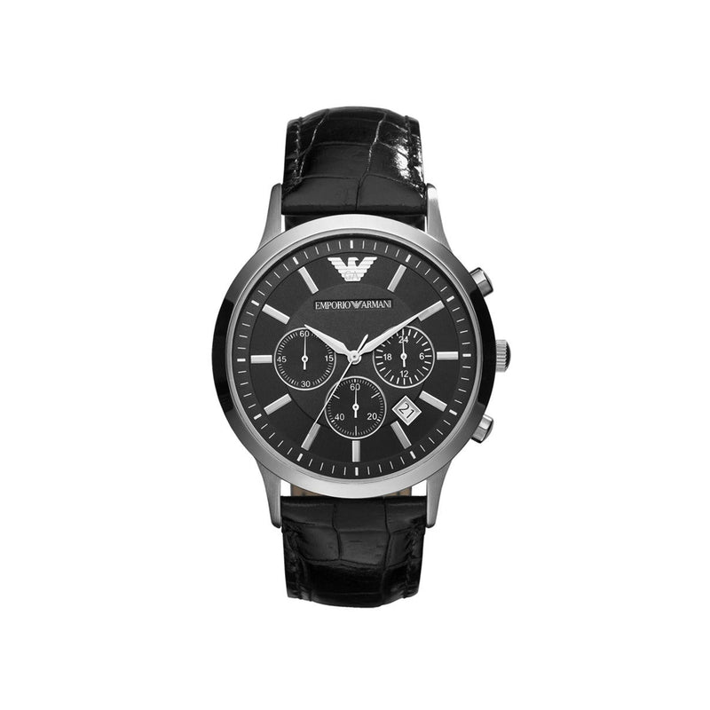 Emporio Armani Chronograph Black Dial Watch