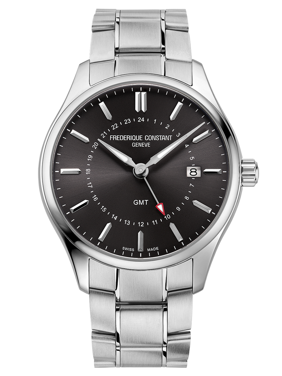 Frederique Classics Quartz GMT Mens Watch FC-252DGS5B6B