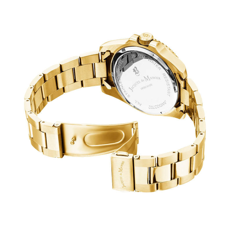 JDM Inspiration 40mm Automatic Gold Stainless Steel Strap Watch