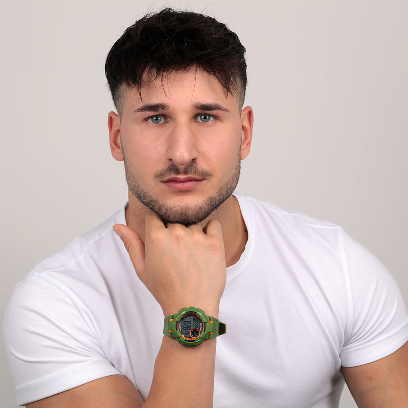 Sector EX-36 Army Green Digital Watch R3251283003