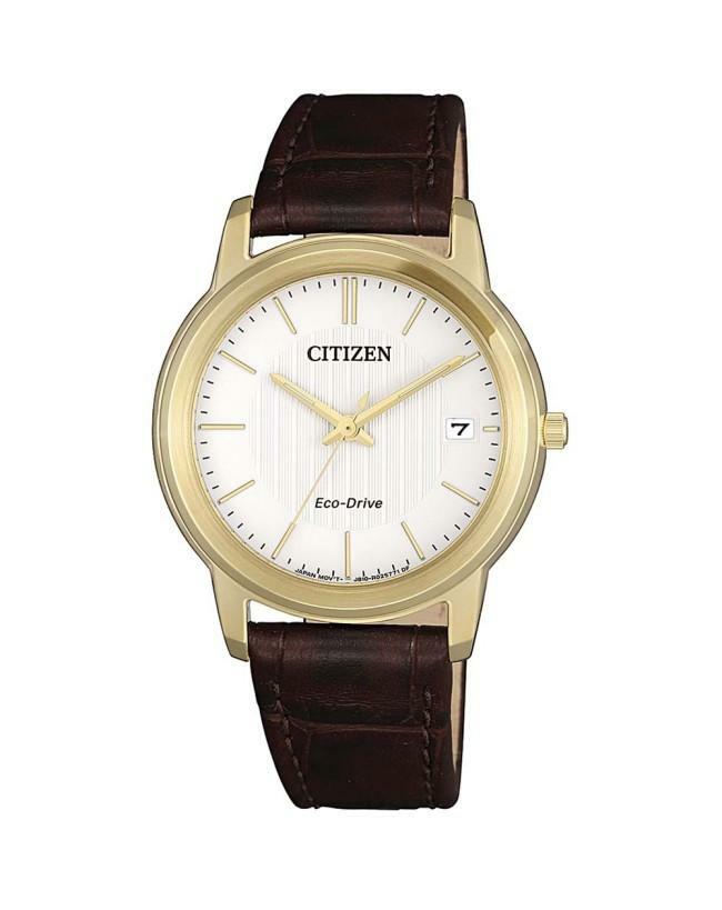 Citizen Brown Leather Dress Watch FE6012-11A