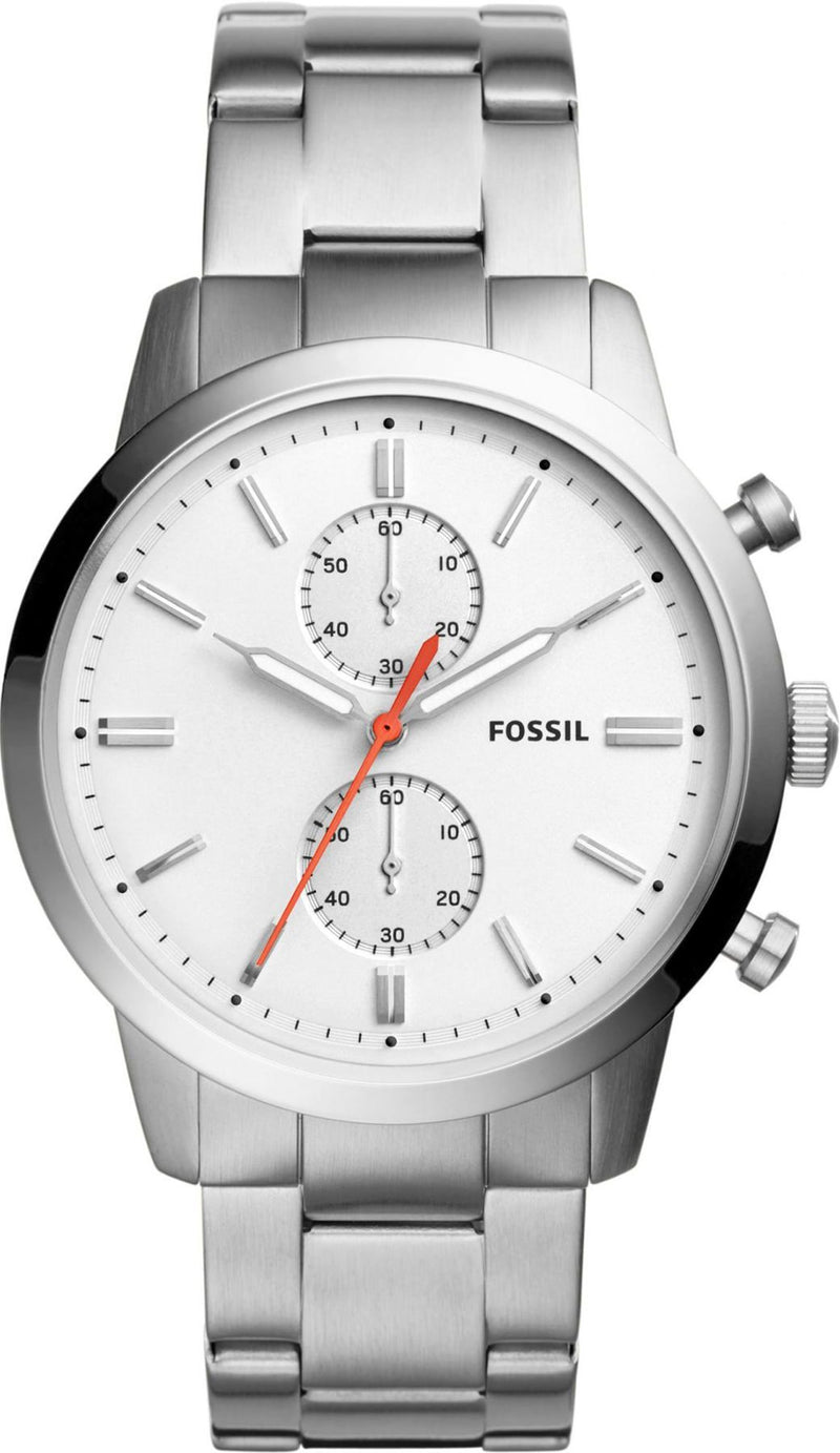 Fossil townsman 44mm on sale chronograph stainless steel watch