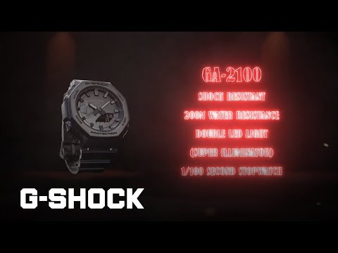 G-Shock "CasiOak" Octagon Carbon Core Guard Black  GA2100-1A1