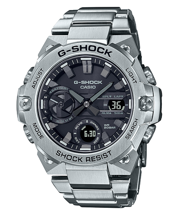 G-Shock Connected Stainless Steel Solar Mens Watch GSTB400D-1A