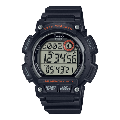 Casio Step Tracker Digital Watch WS2100H-1A