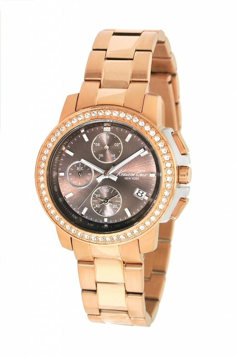 Kenneth Cole Gold Stainless-Steel Automatic Kc4856 - Womens Watch