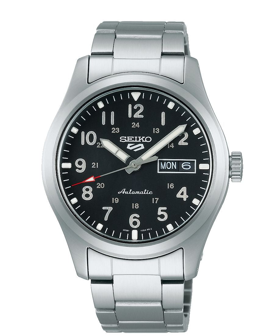 Seiko Military Black Dial Automatic Watch SRPG27K