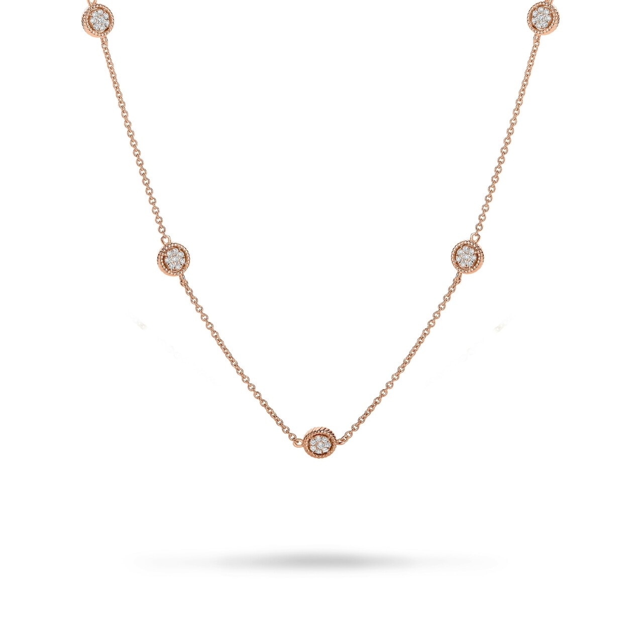 Georgini Karat Rose Gold 16 Inch Necklace