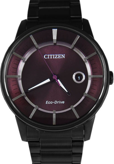 Citizen Eco-Drive Purple Dial Aw1264-59W Mens Watch