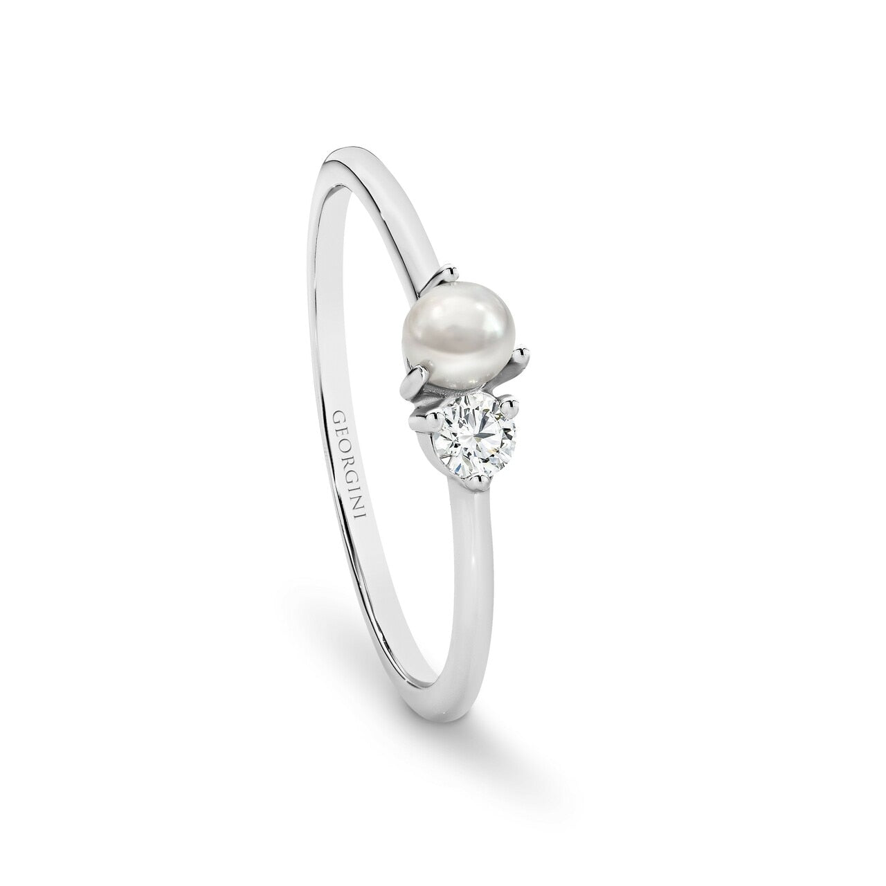 Georgini Silica Ring Silver Size 9