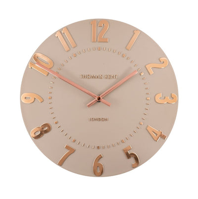 Thomas Kent Mulberry Wall Clock Rose Gold 30cm 24689