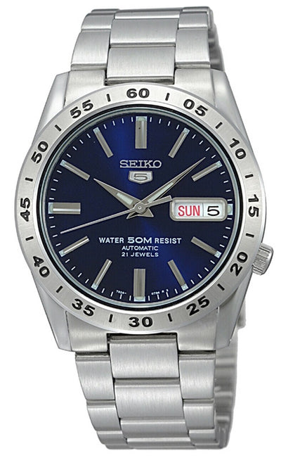 Seiko 5 Automatic Blue Dial Mens Watch Snkd99K1