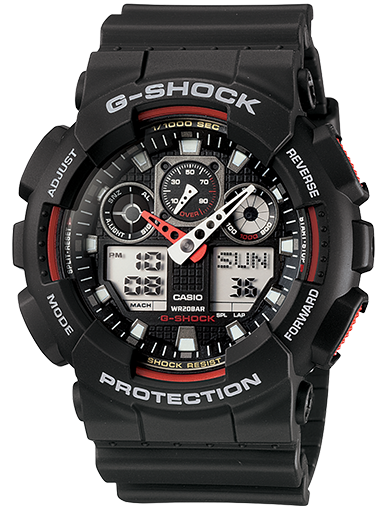 G-Shock Velocity Indicator Mens Watch GA100-1A4