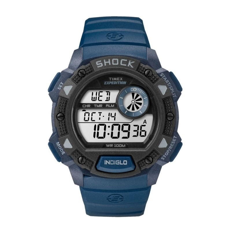 Timex Expedition Base Shock Blue Mens Watch