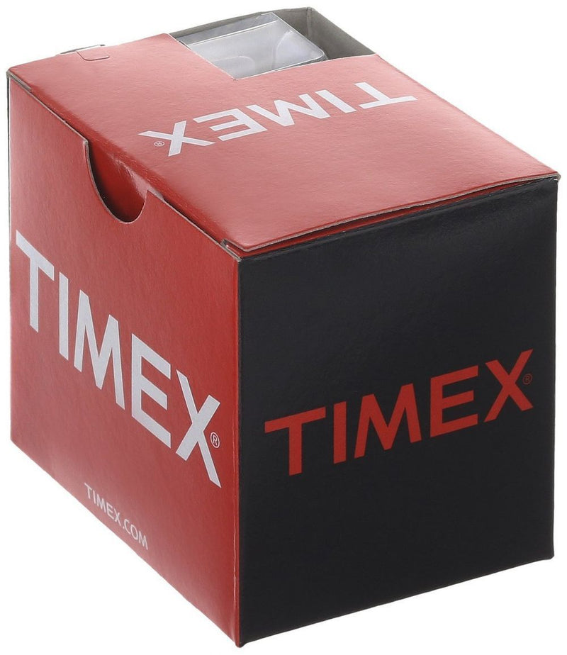 Timex T20433 "Easy Reader" Gold-Tone And Black Leather Womens Watch