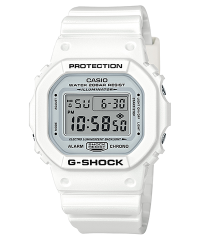 G Shock 5600 Series All White Men s Watch DW5600MW 7D