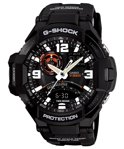 G-Shock Master Gravitymaster Black GA1000-1A