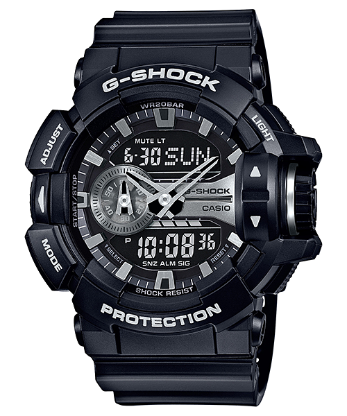 G-Shock Special Colours Duo Rotary Switch Mens Watch GA400GB-1A – Watch ...