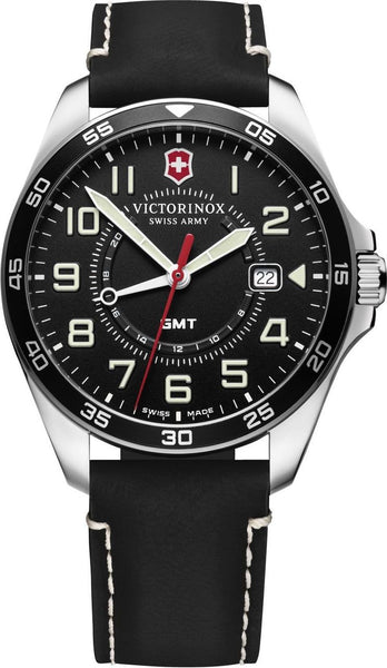 【正規品】Victorinox FieldForce Sport GMT Victorinox Swiss Army Fieldforce Sport GMT Black Stainless