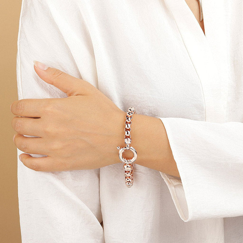 Bronzallure Box Link Bracelet