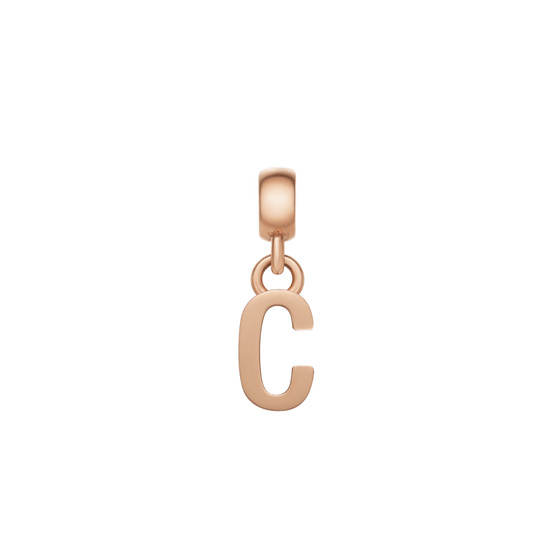 Daniel Wellington Letter Charm Rose Gold