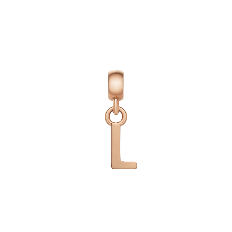 Daniel Wellington Letter Charm Rose Gold